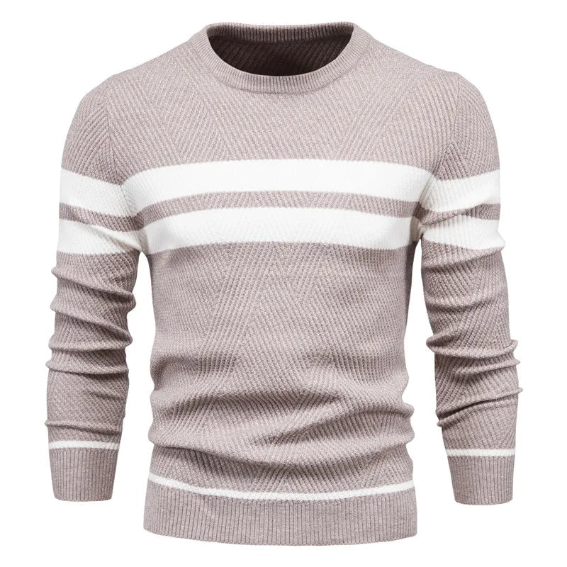 Luca Patchwork Trui met Lange Mouwen