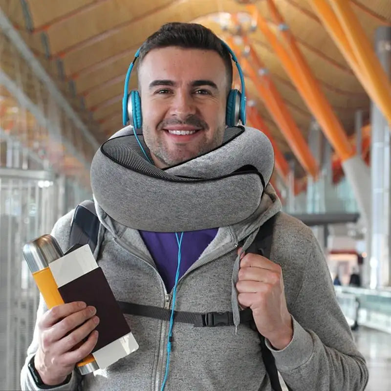 SleepWrap – Compact Reiskussen met Nekondersteuning