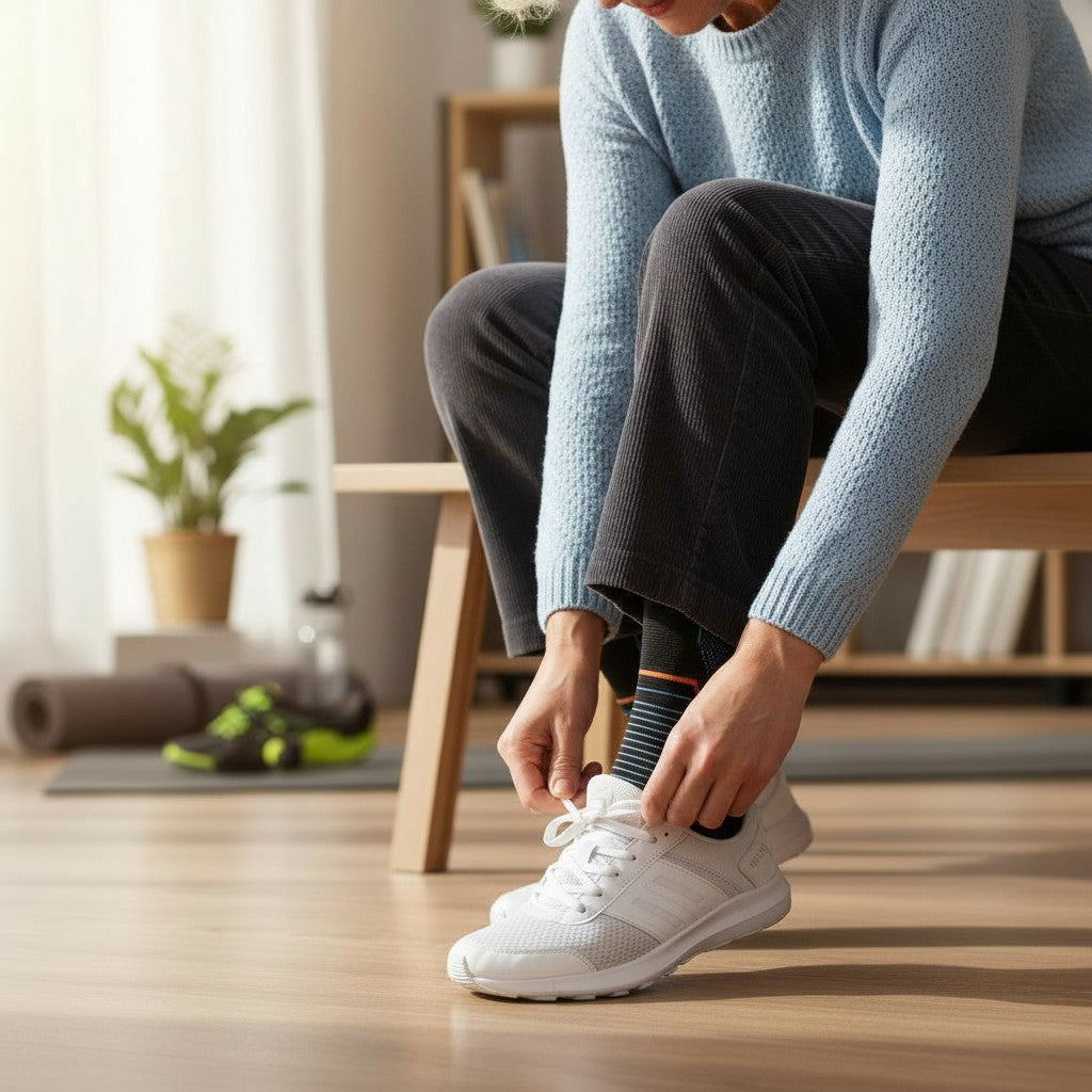 StepScore FlexGrip Enkelbrace – 3D Compressie