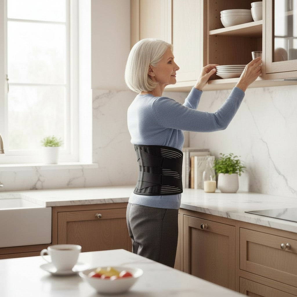 StepScore LumboSupport Rugbrace – Dubbele Compressie