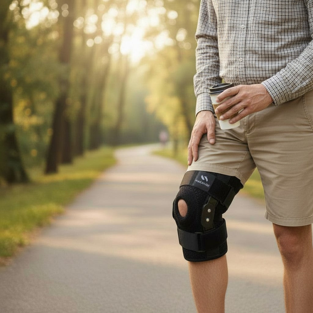 StepScore OrthoFlex Kniebrace – Scharniersteun