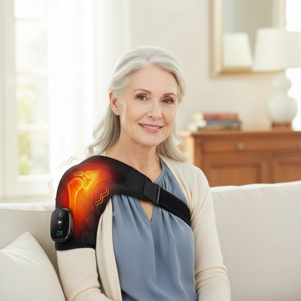 StepScore HeatRelief Schouderbrace – Warmte & Ontspanning