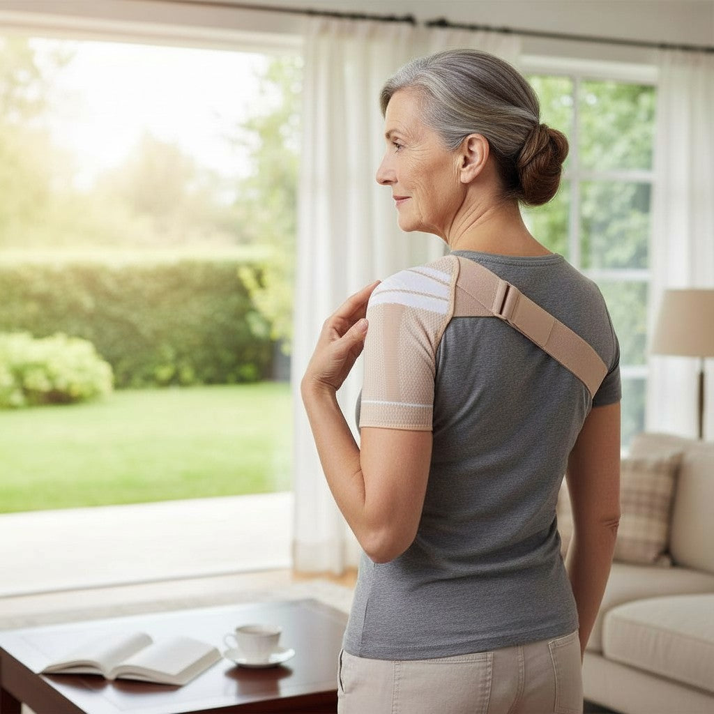 StepScore AirFlex Schouderbrace – Ademend & Verstelbaar