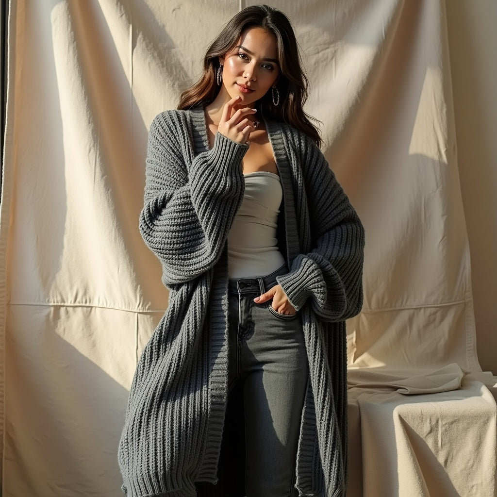Emma Comfortabele Gebreide Cardigan