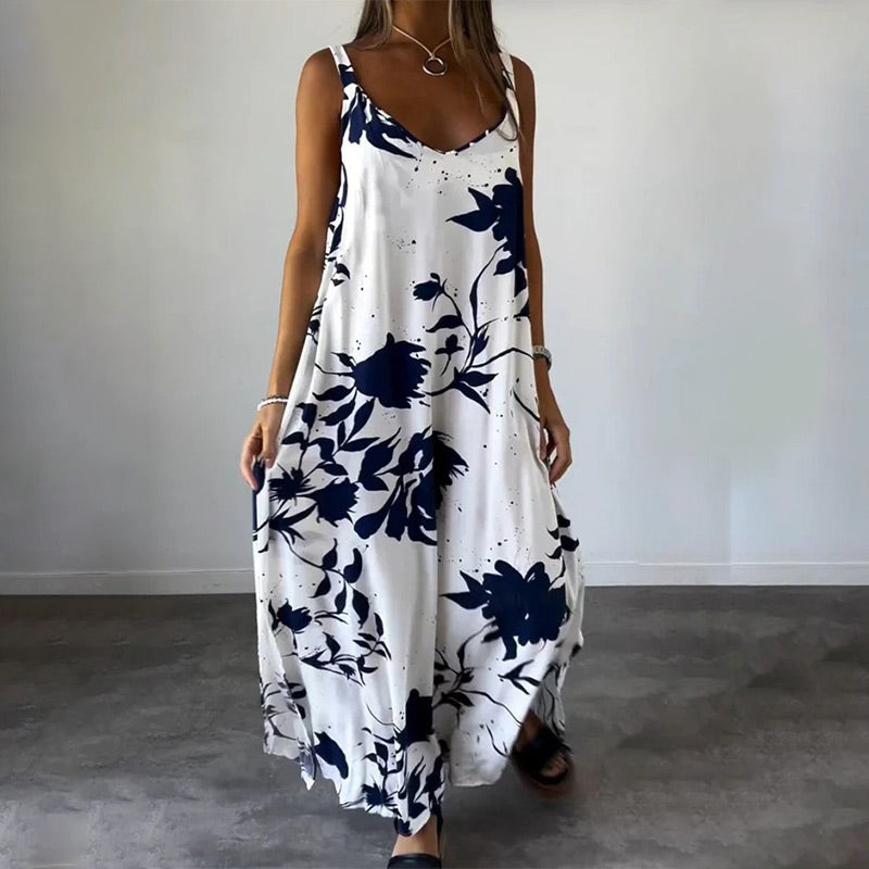 Saskia Elegante Zomerse Bloemenjurk