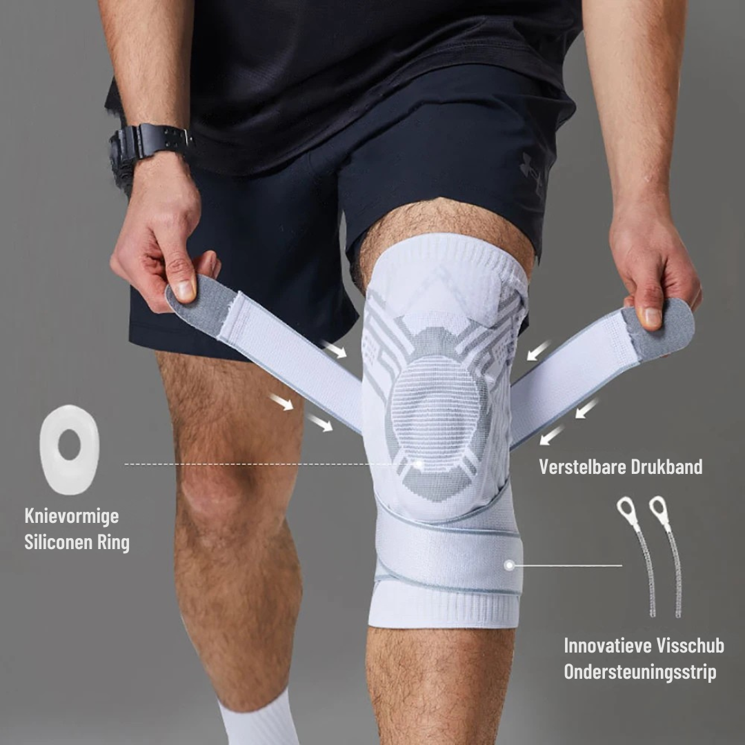 Voorzijde van Titan Knie Brace – lichtgebogen kniepositie