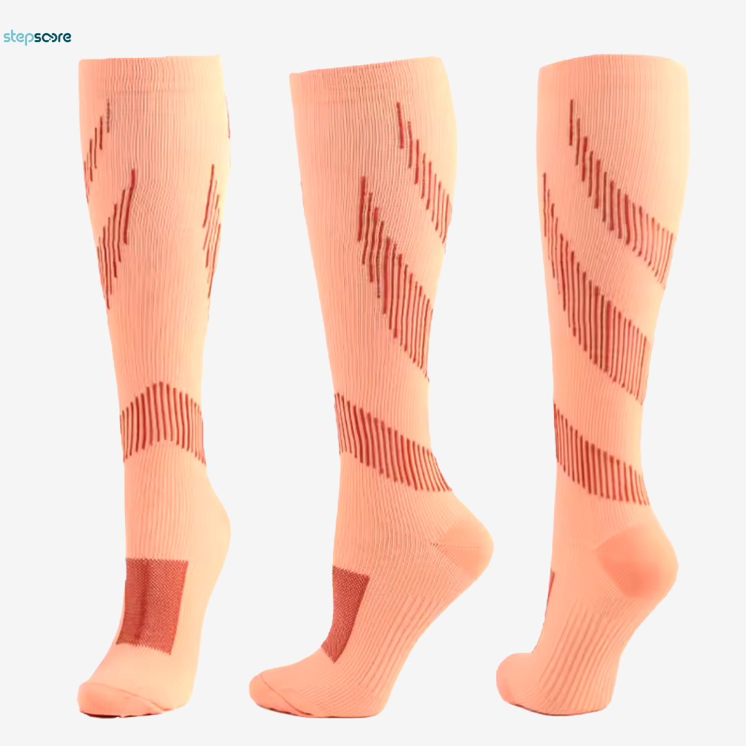 VitalFit Compressiesokken in roze kleur – maat L/XL