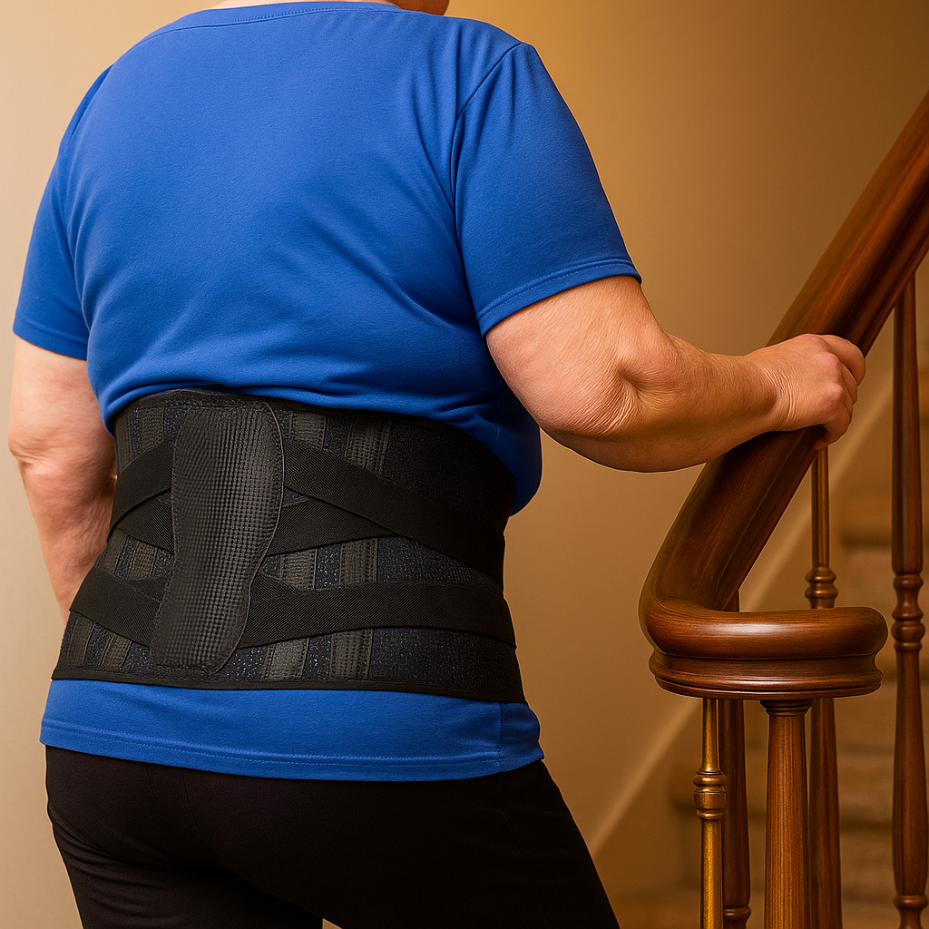 StepScore ProSteel Rugbrace – Metaalsteun