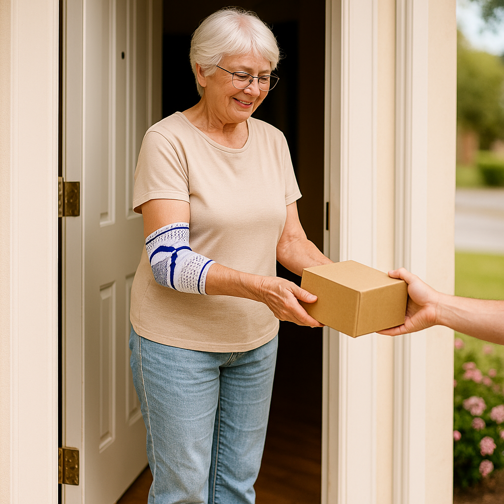 StepScore ProFlex Elleboogbrace – Siliconen Ring