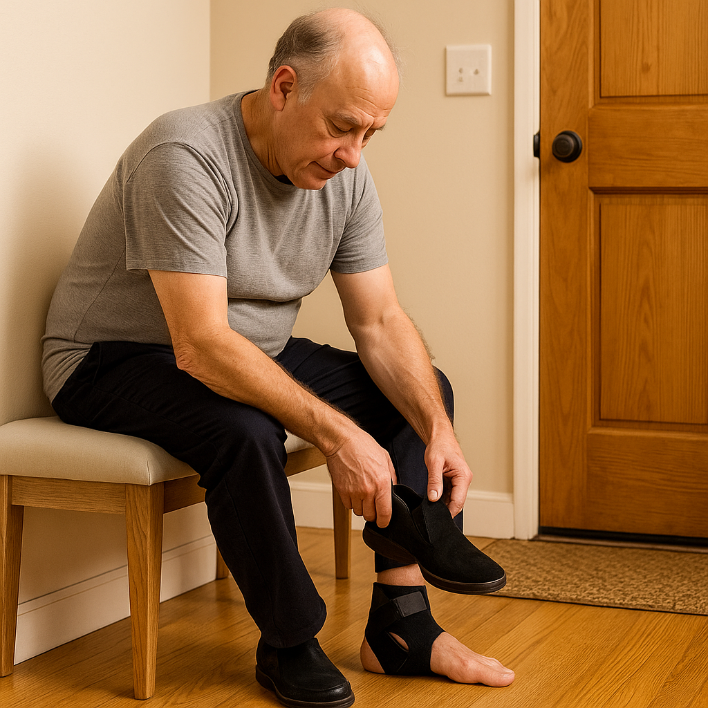 StepScore FlexWrap Enkelbrace – Verstelbare Compressie