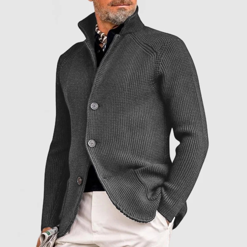 Jonathan vest in gebreide elegantie