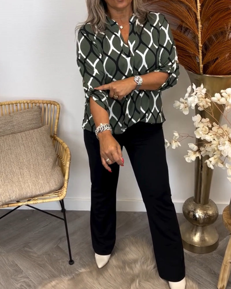 Janny Elegante Printblouse