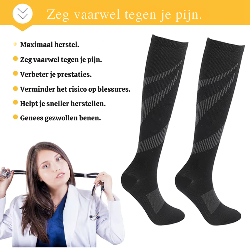 Comfort Compressiekousen – Steun en Comfort voor Elke Dag