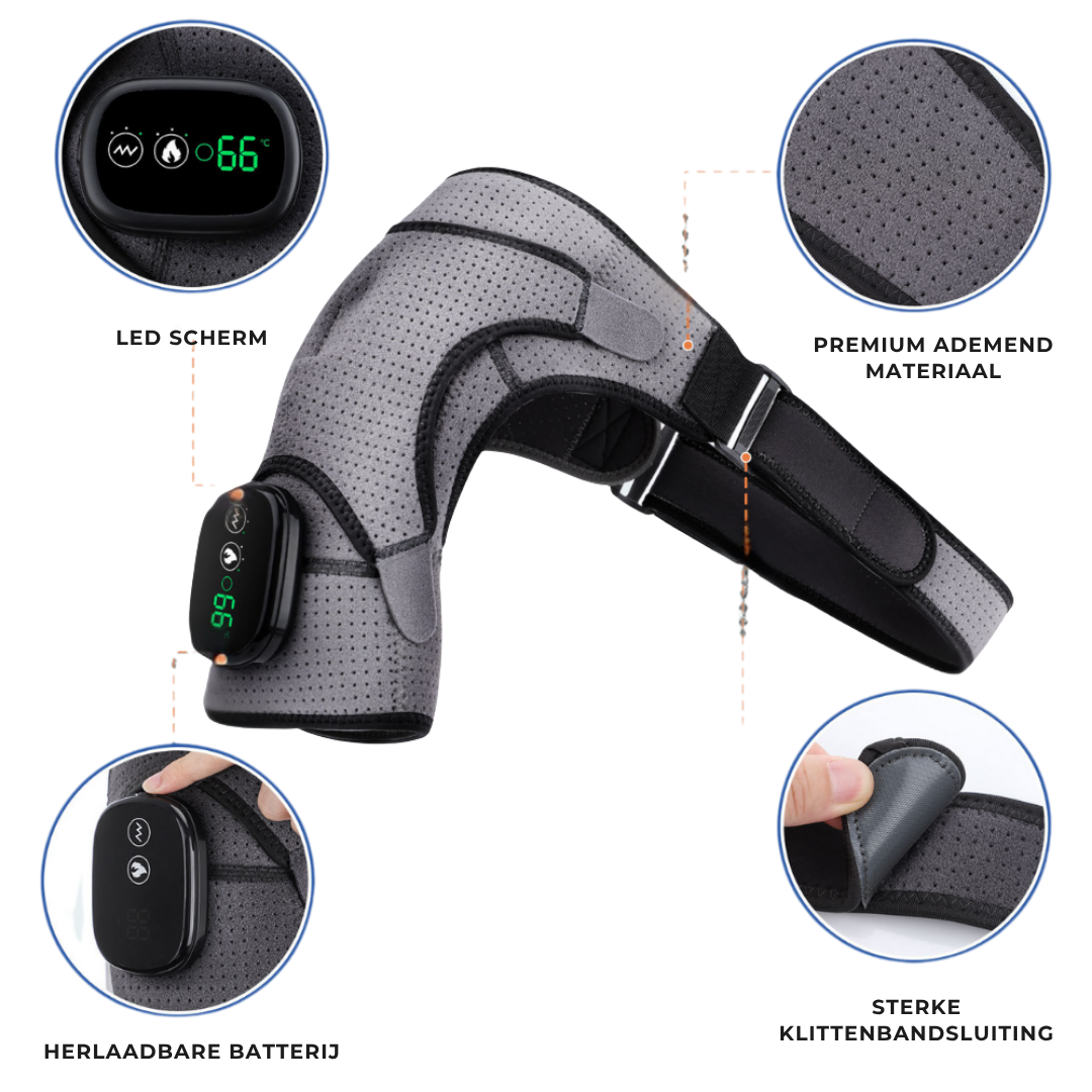 StepScore HeatRelief Schouderbrace – Warmte & Ontspanning