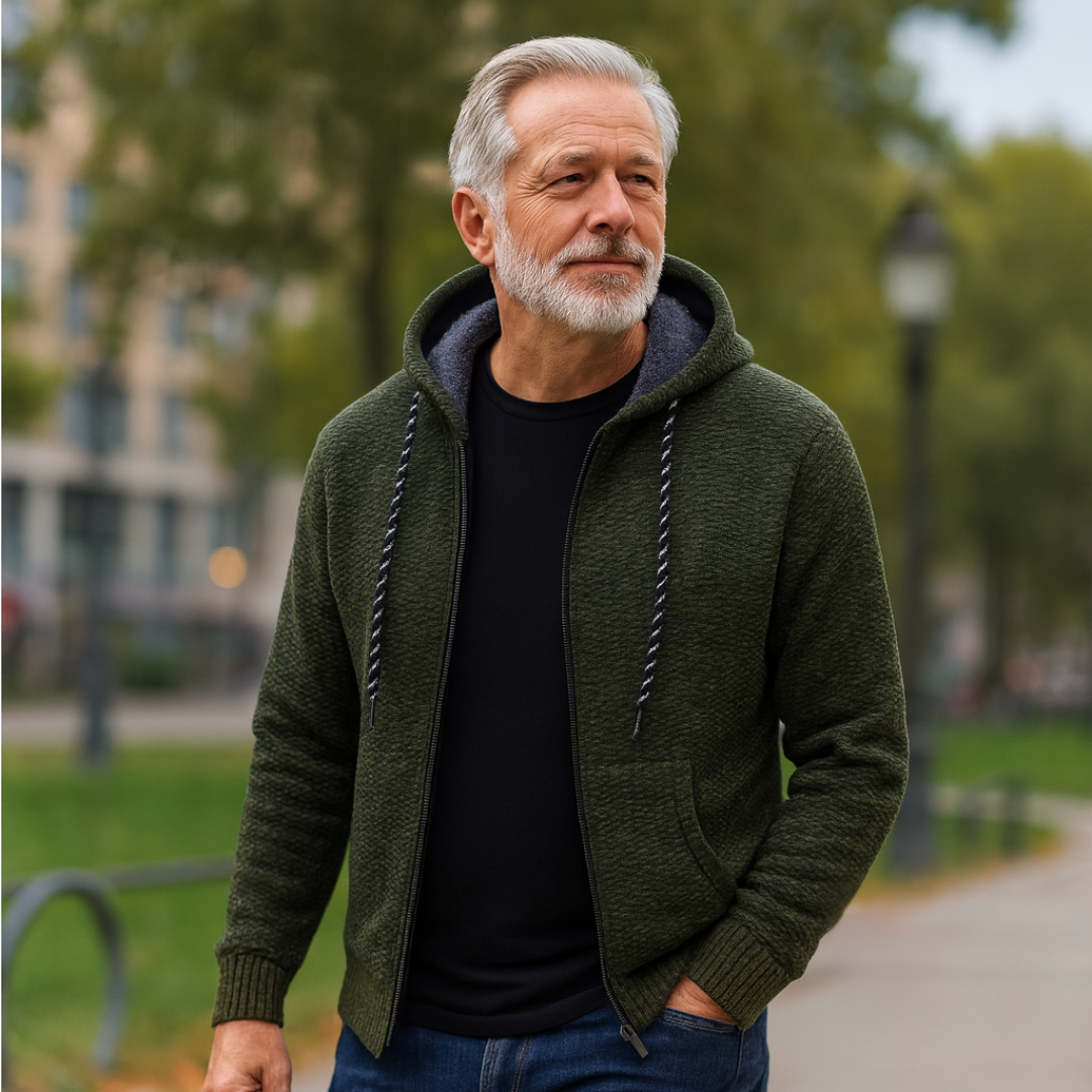 Alexander warme gebreide hoodie