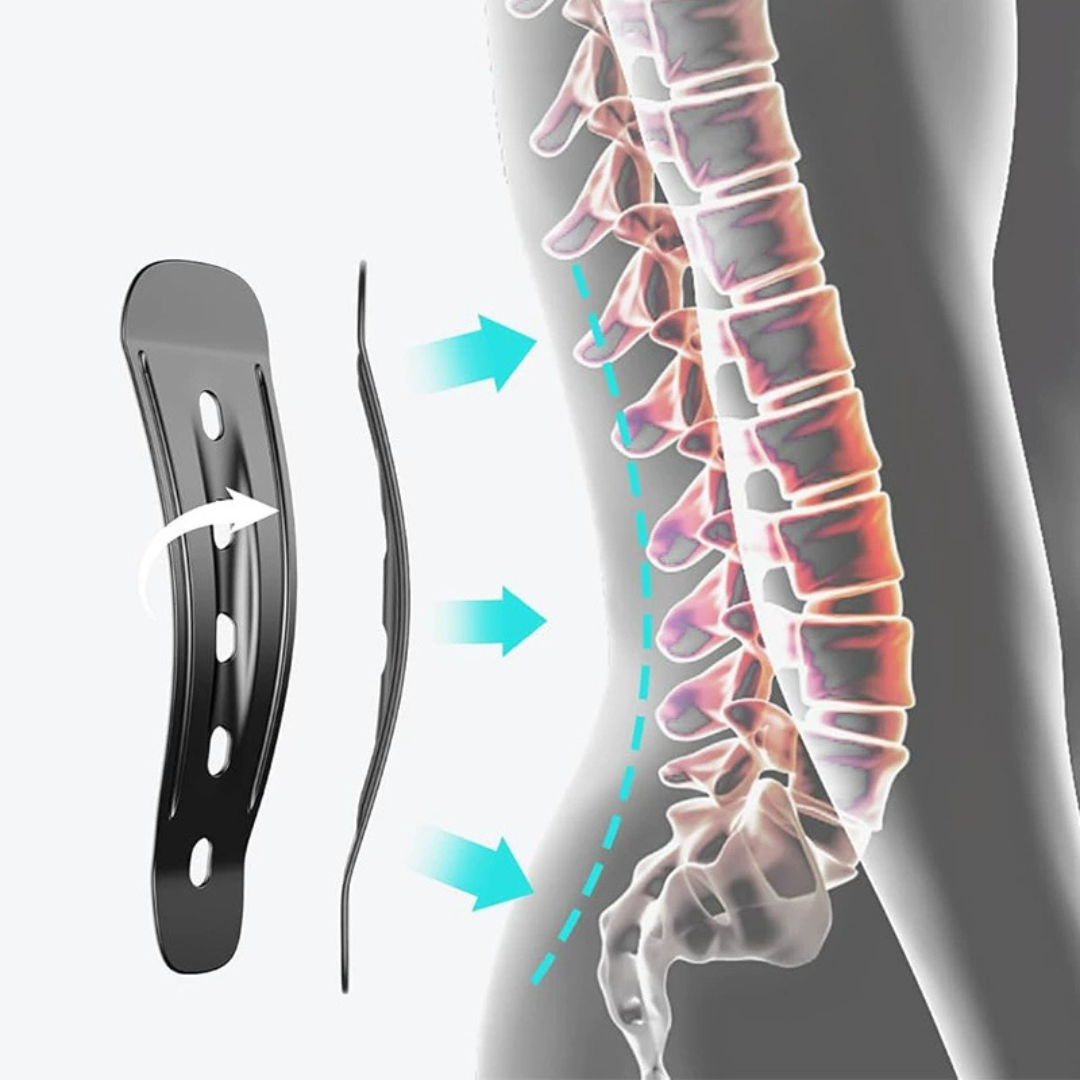 StepScore ProSteel Rugbrace – Metaalsteun