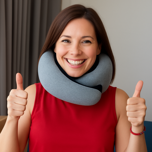 SleepWrap – Compact Reiskussen met Nekondersteuning