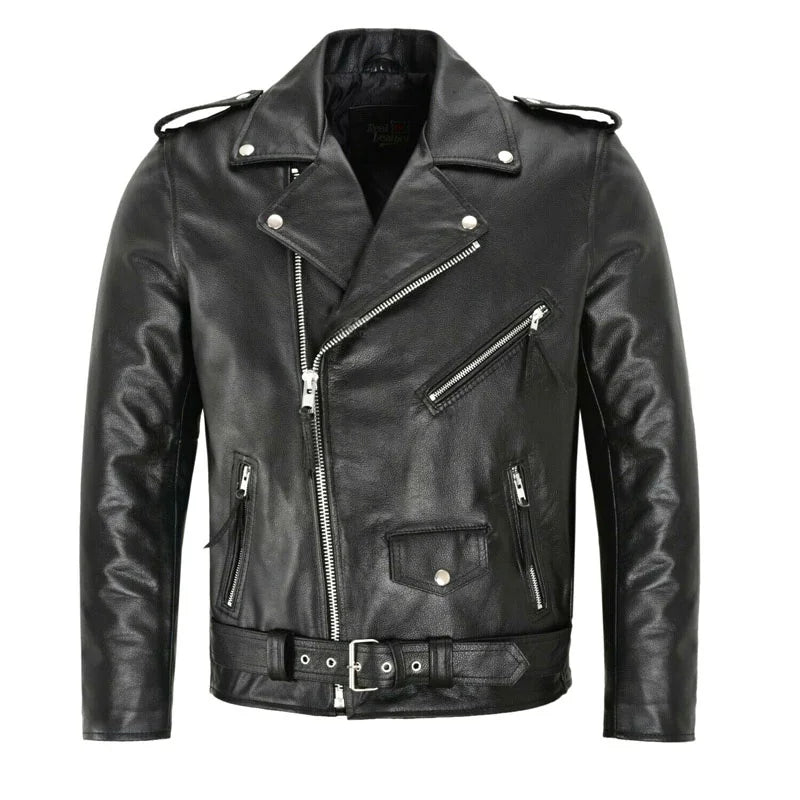 Rikkert leren bikerjas