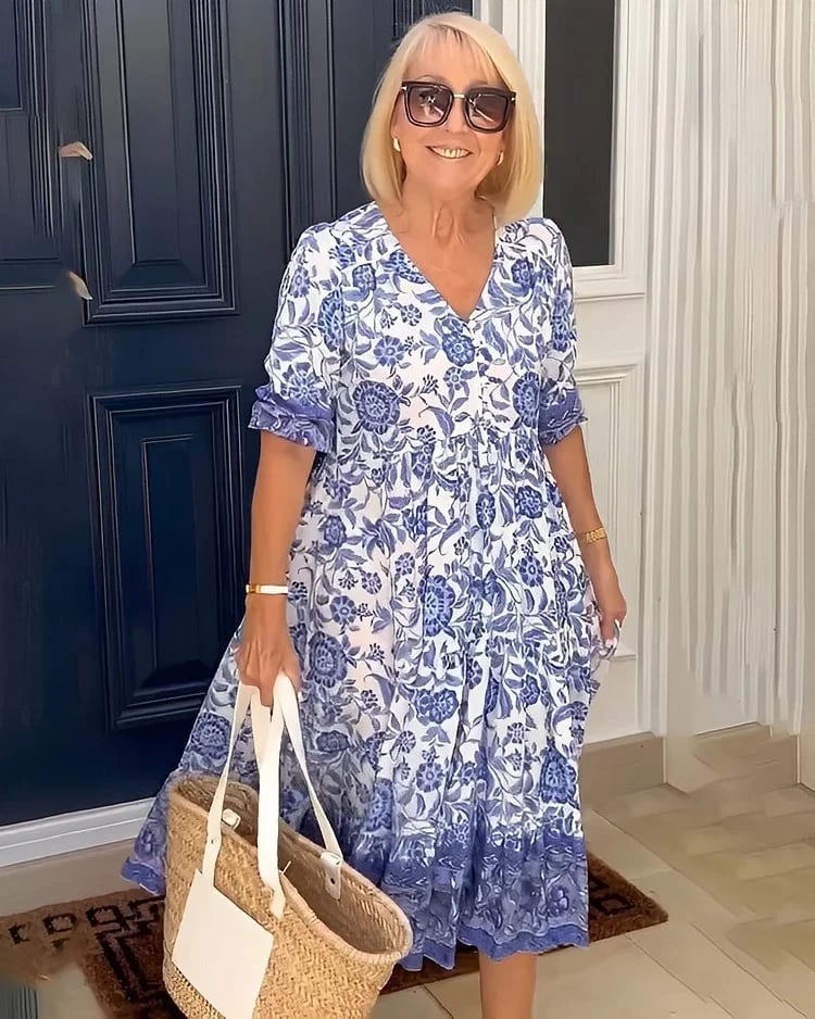 Cindy Luchtige Maxi Zomerjurk