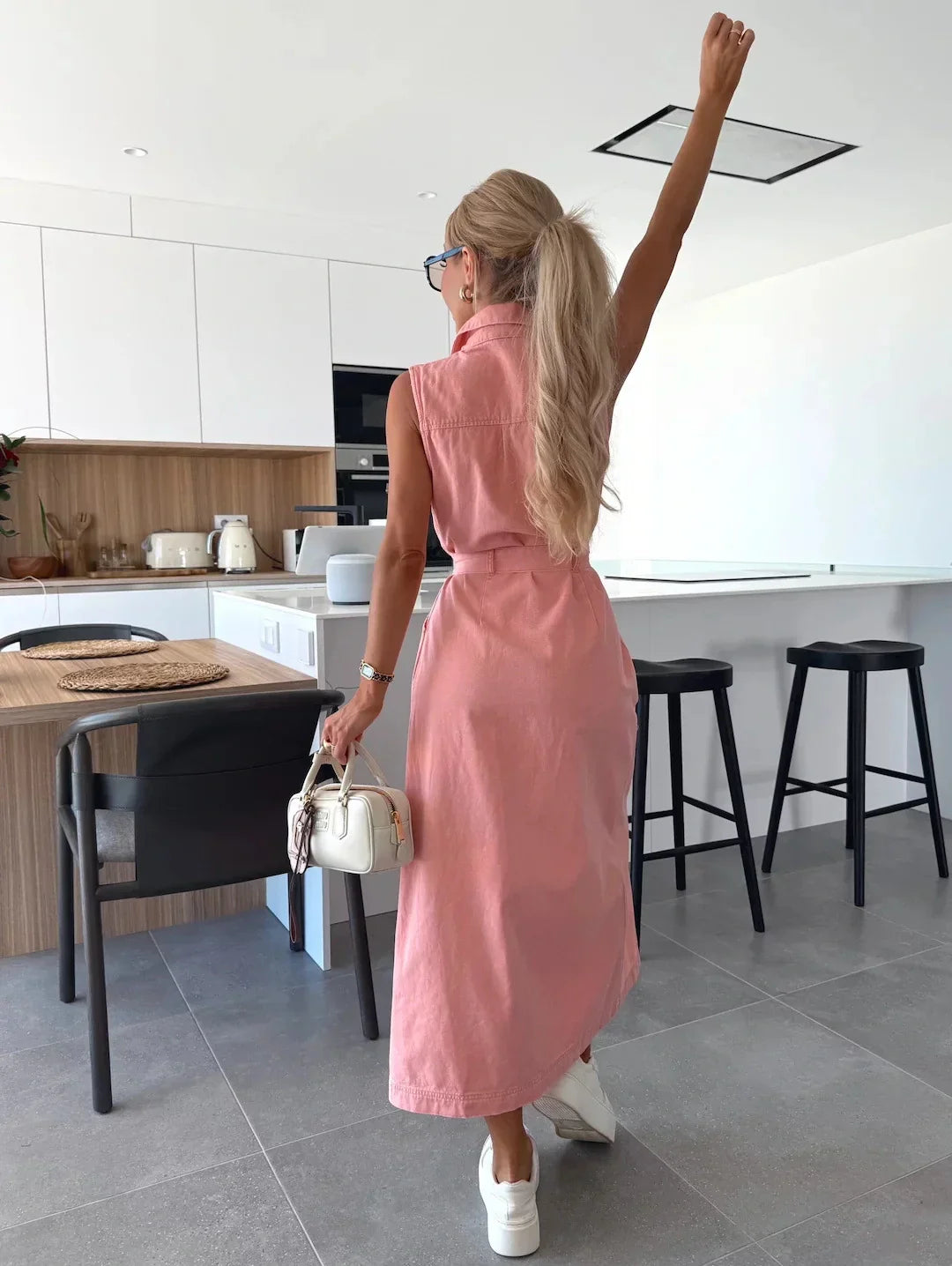 Isabelle Maxi Denim Jurk