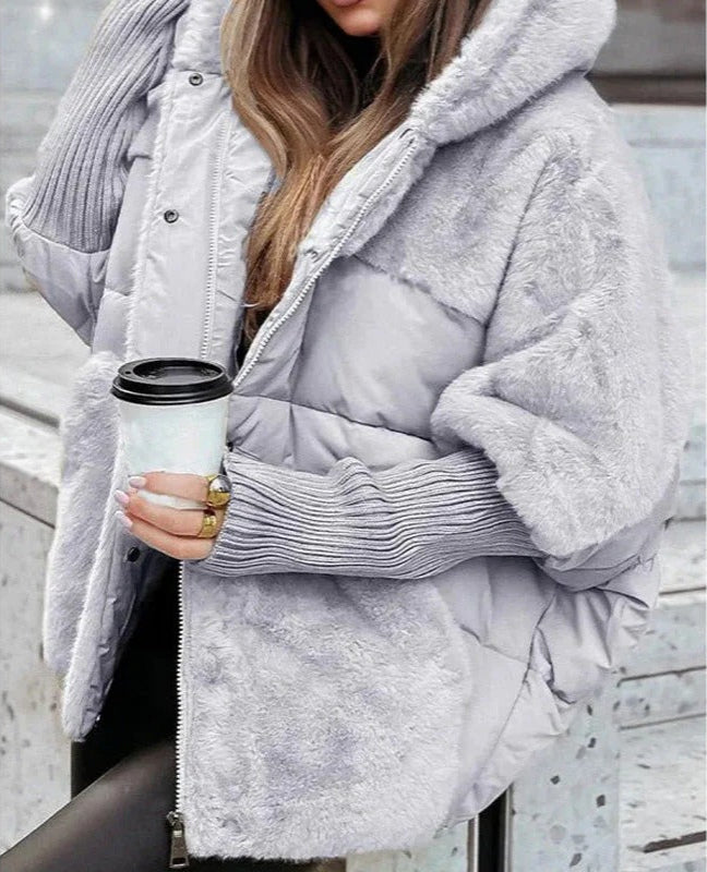 Annelies gevoerde winterjas met capuchon