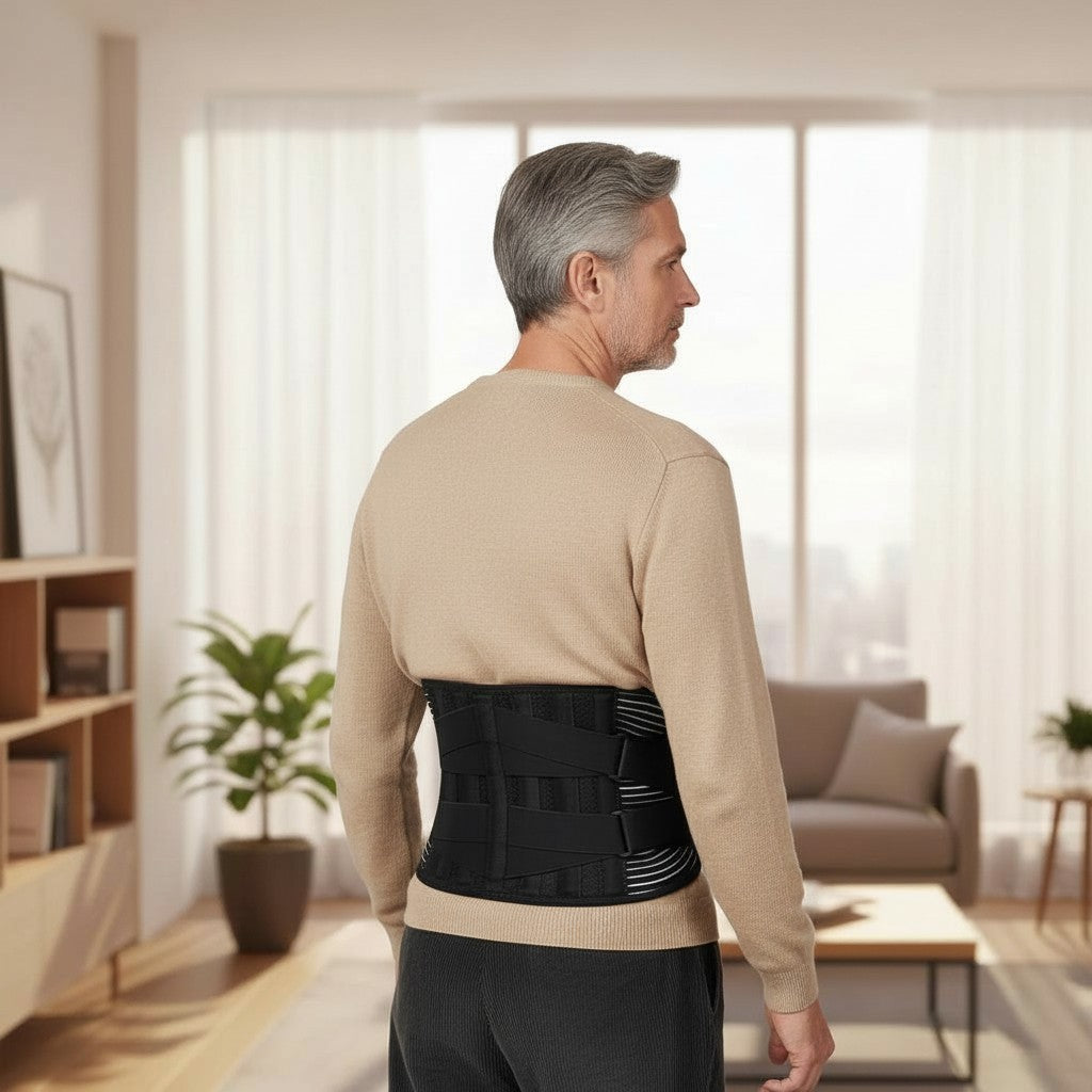 StepScore LumboSupport Rugbrace – Dubbele Compressie