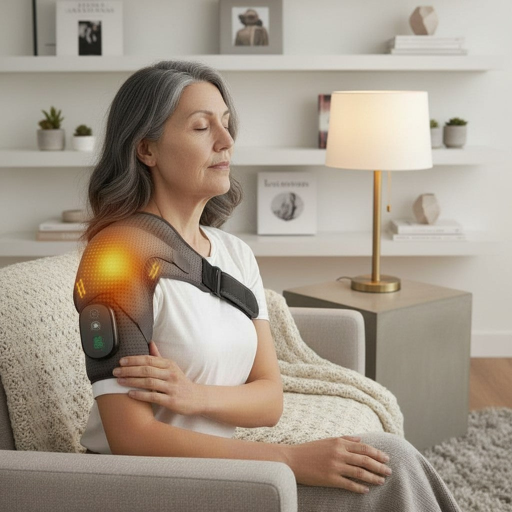 StepScore HeatRelief Schouderbrace – Warmte & Ontspanning