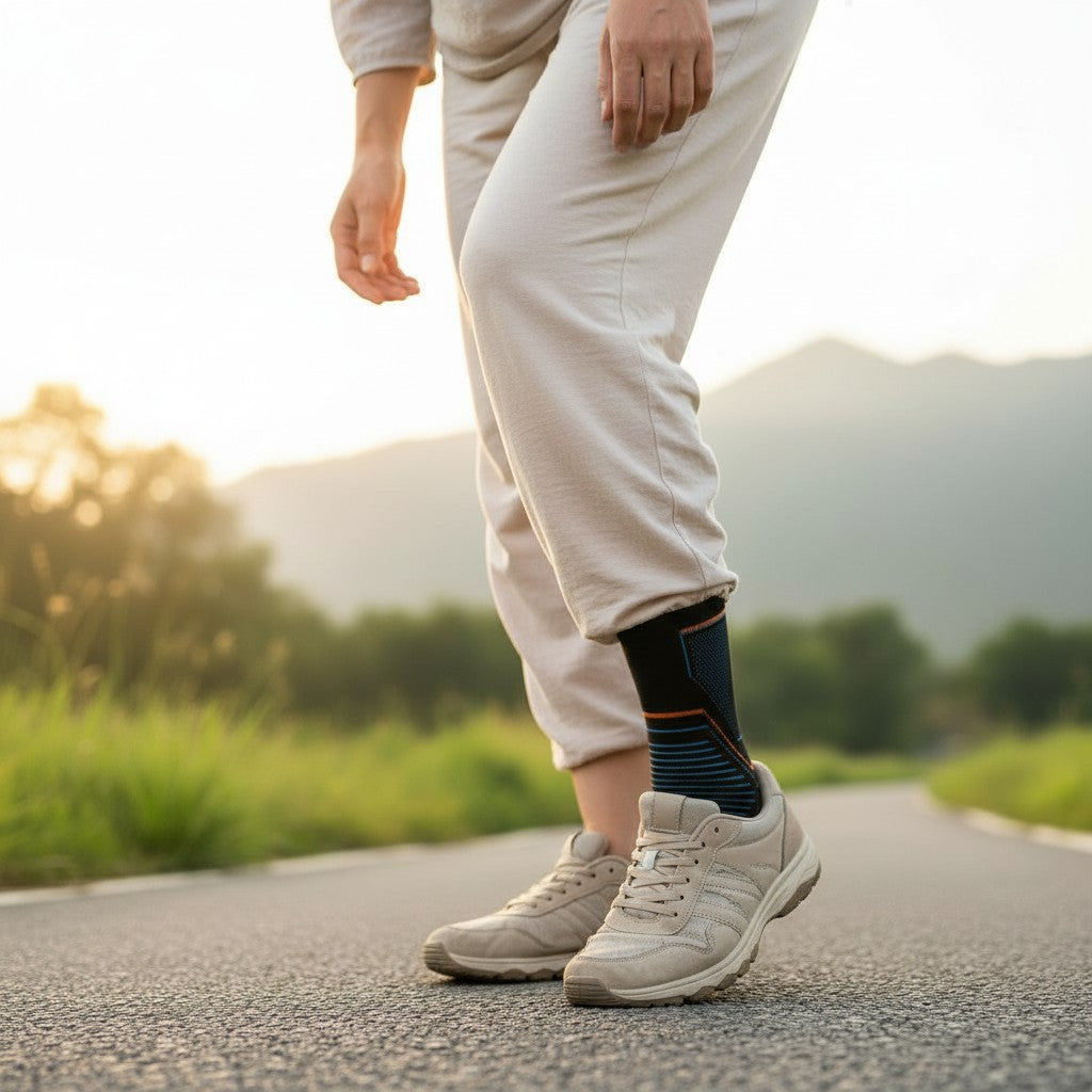 StepScore FlexGrip Enkelbrace – 3D Compressie