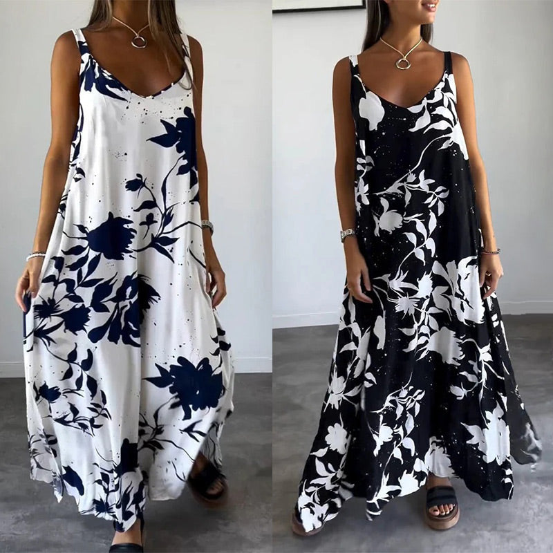 Saskia Elegante Zomerse Bloemenjurk