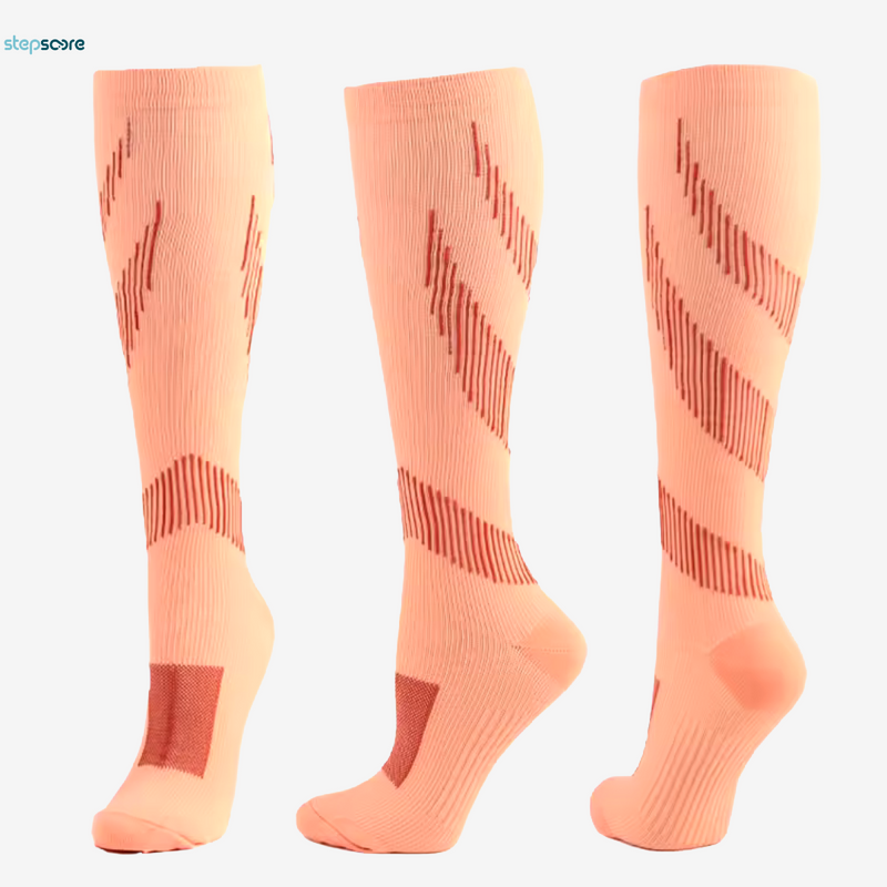 VitalFit Compressiesokken in roze kleur – maat L/XL